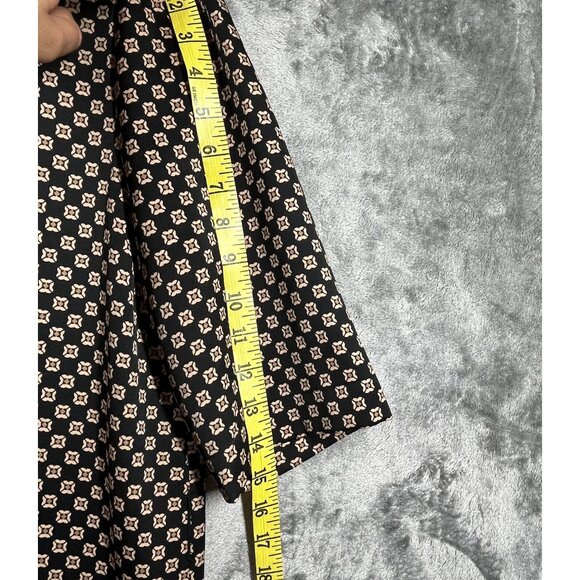 Marella by MaxMara Dress Womens Large Geometric Floral Short Sleeve - Picture 4 of 12